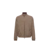 Moncler Ebrodel Reversible Wool-blend Down Jacket In Brown