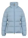 Moncler Dourbe Short Down Jacket In Blue