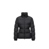 Moncler Agneux Square-quilted Hooded Short Down Jacket In Black