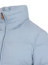 Moncler Dourbe Short Down Jacket In Blue