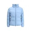 Moncler Dourbe Short Down Jacket In Blue