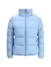 Moncler Dourbe Short Down Jacket In Blue
