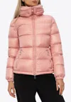 Moncler Douro Short Down Jacket In Pink