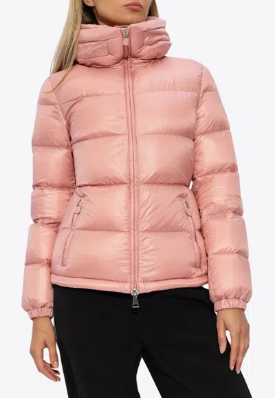 Moncler Douro Short Down Jacket In Pink
