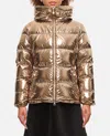 Moncler Douros Puffer Jacket In Gold