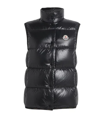 Moncler Down Badia Gilet In Black