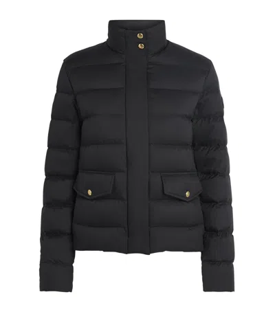 Moncler Down Bessettes Jacket In Black