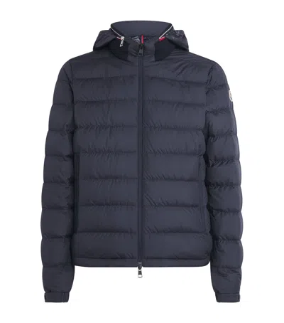 Moncler Down Brendann Puffer Jacket In Blue