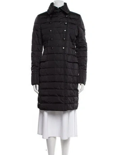Pre-owned Moncler Down Coat In Black