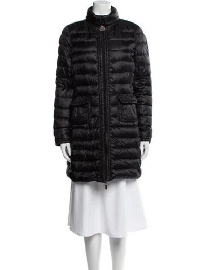 Pre-owned Moncler Down Coat In Black