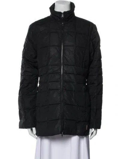 Pre-owned Moncler Down Coat In Black