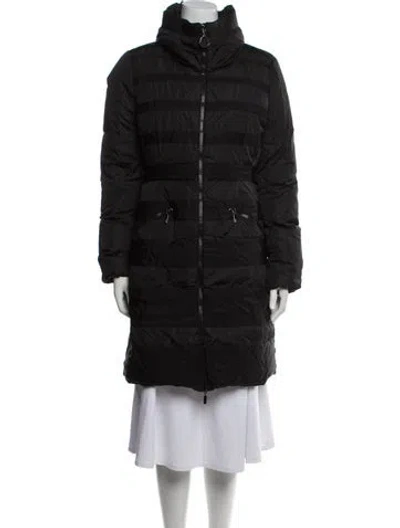 Pre-owned Moncler Down Coat In Black