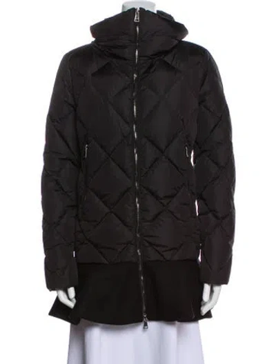 Pre-owned Moncler Down Coat In Black
