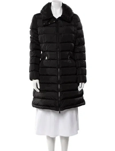 Pre-owned Moncler Down Coat In Black