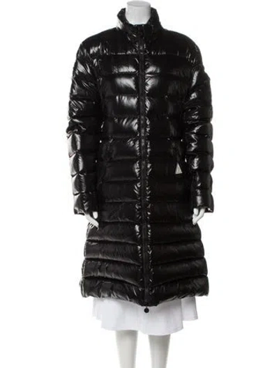 Pre-owned Moncler Down Coat In Black