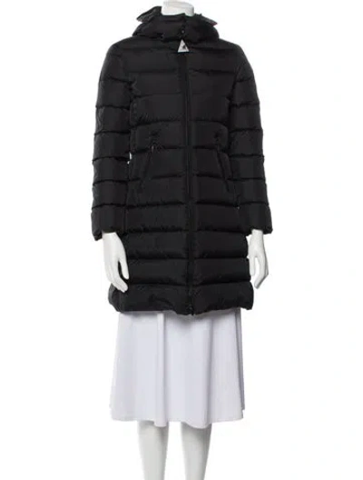 Pre-owned Moncler Down Coat In Black