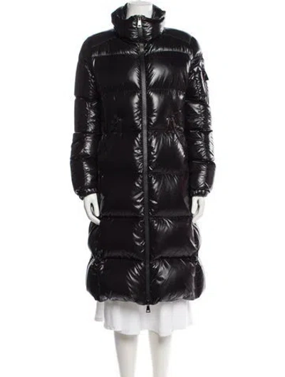 Pre-owned Moncler Down Coat In Black