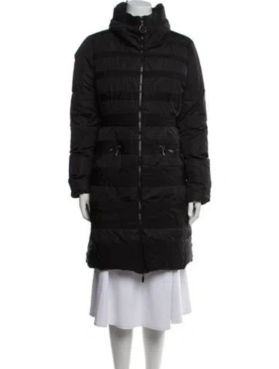 Pre-owned Moncler Down Coat In Black