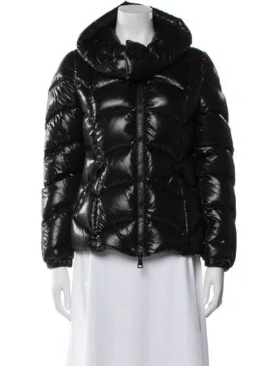 Pre-owned Moncler Down Coat In Black