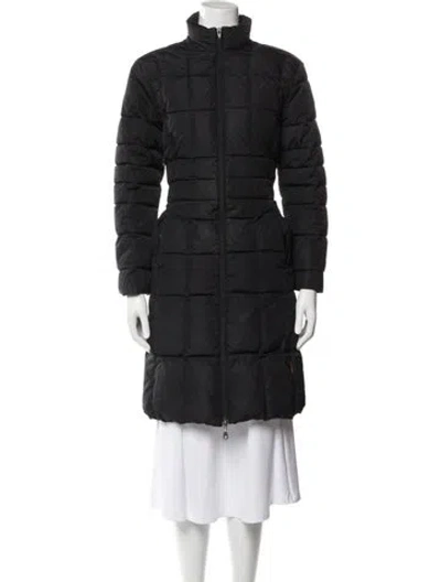 Pre-owned Moncler Down Coat In Black
