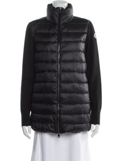Pre-owned Moncler Down Coat In Black