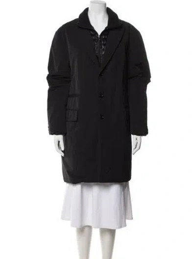 Pre-owned Moncler Down Coat In Black