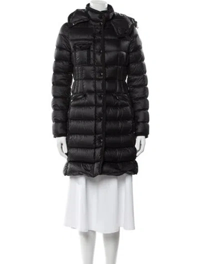 Pre-owned Moncler Down Coat In Black