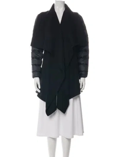 Pre-owned Moncler Down Coat In Black