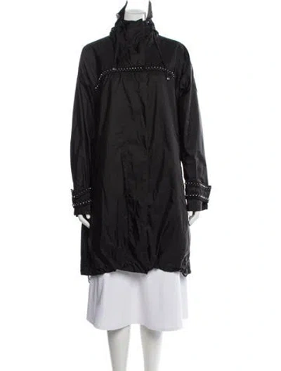 Pre-owned Moncler Down Coat In Black
