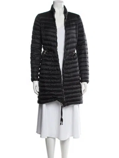 Pre-owned Moncler Down Coat In Black