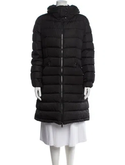Pre-owned Moncler Down Coat In Black