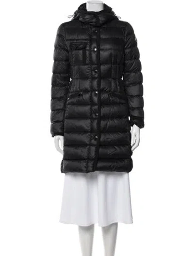 Pre-owned Moncler Down Coat In Black