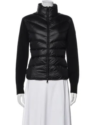 Pre-owned Moncler Down Coat In Black