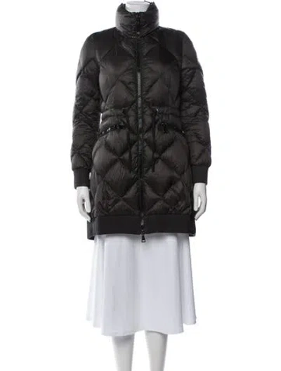 Pre-owned Moncler Down Coat In Black