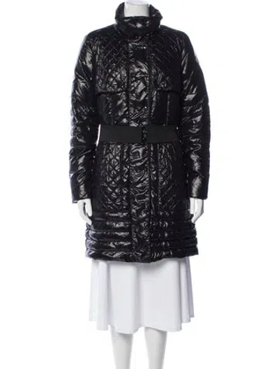 Pre-owned Moncler Down Coat In Black