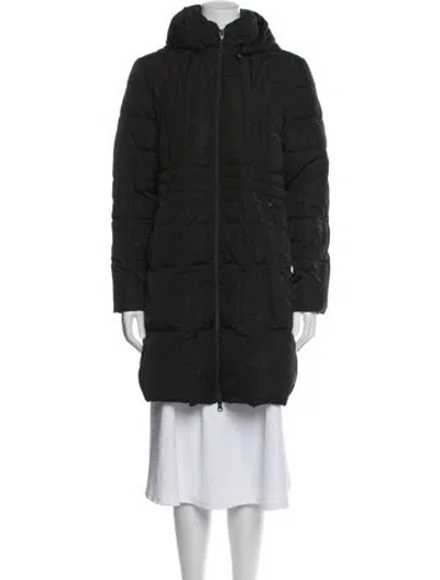 Pre-owned Moncler Down Coat In Black