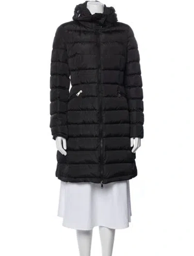 Pre-owned Moncler Down Coat In Black