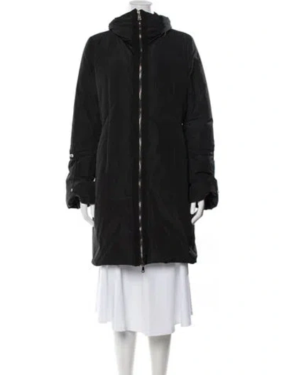 Pre-owned Moncler Down Coat In Black