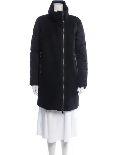 Pre-owned Moncler Down Coat In Black