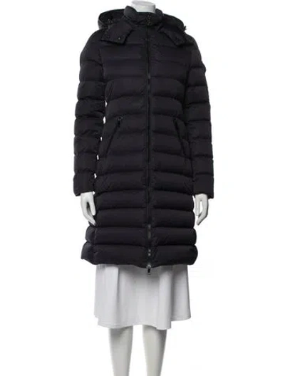 Pre-owned Moncler Down Coat In Black