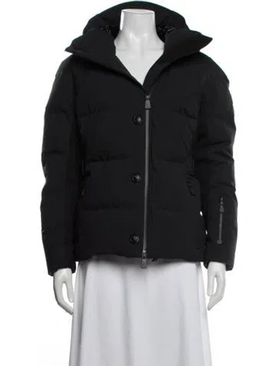 Pre-owned Moncler Down Coat In Black