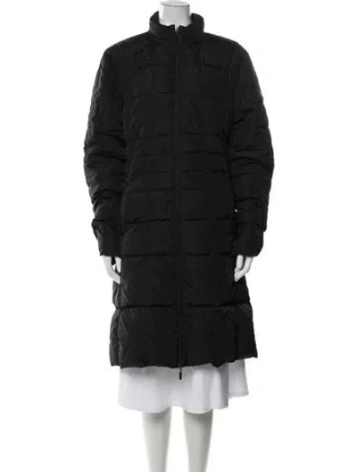 Pre-owned Moncler Down Coat In Black