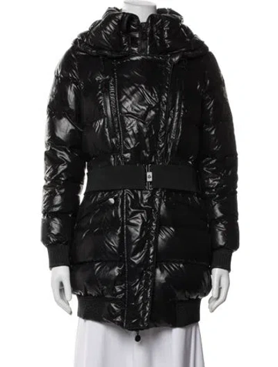 Pre-owned Moncler Down Coat In Black