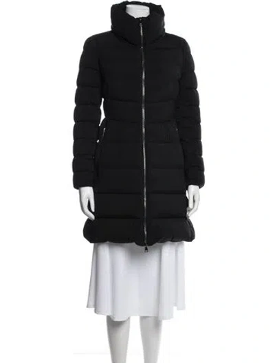 Pre-owned Moncler Down Coat In Black