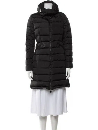 Pre-owned Moncler Down Coat In Black