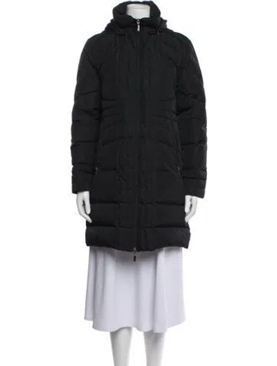 Pre-owned Moncler Down Coat In Black