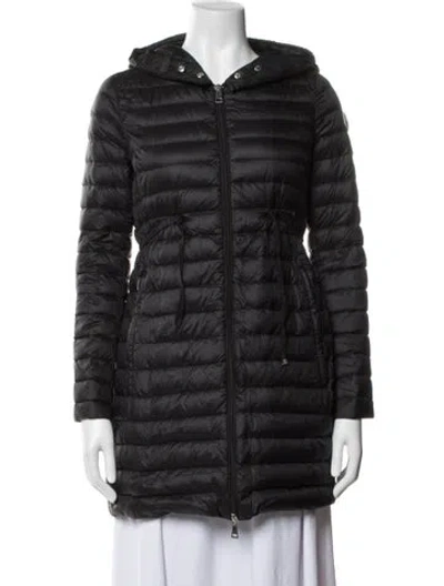 Pre-owned Moncler Down Coat In Black