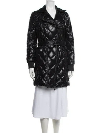 Pre-owned Moncler Down Coat In Black
