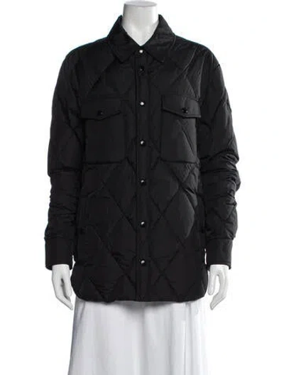 Pre-owned Moncler Down Coat In Black