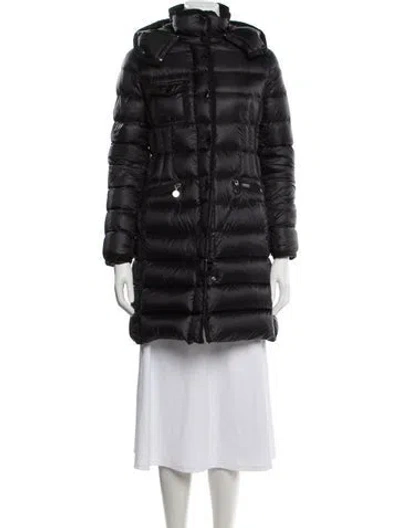 Pre-owned Moncler Down Coat In Black